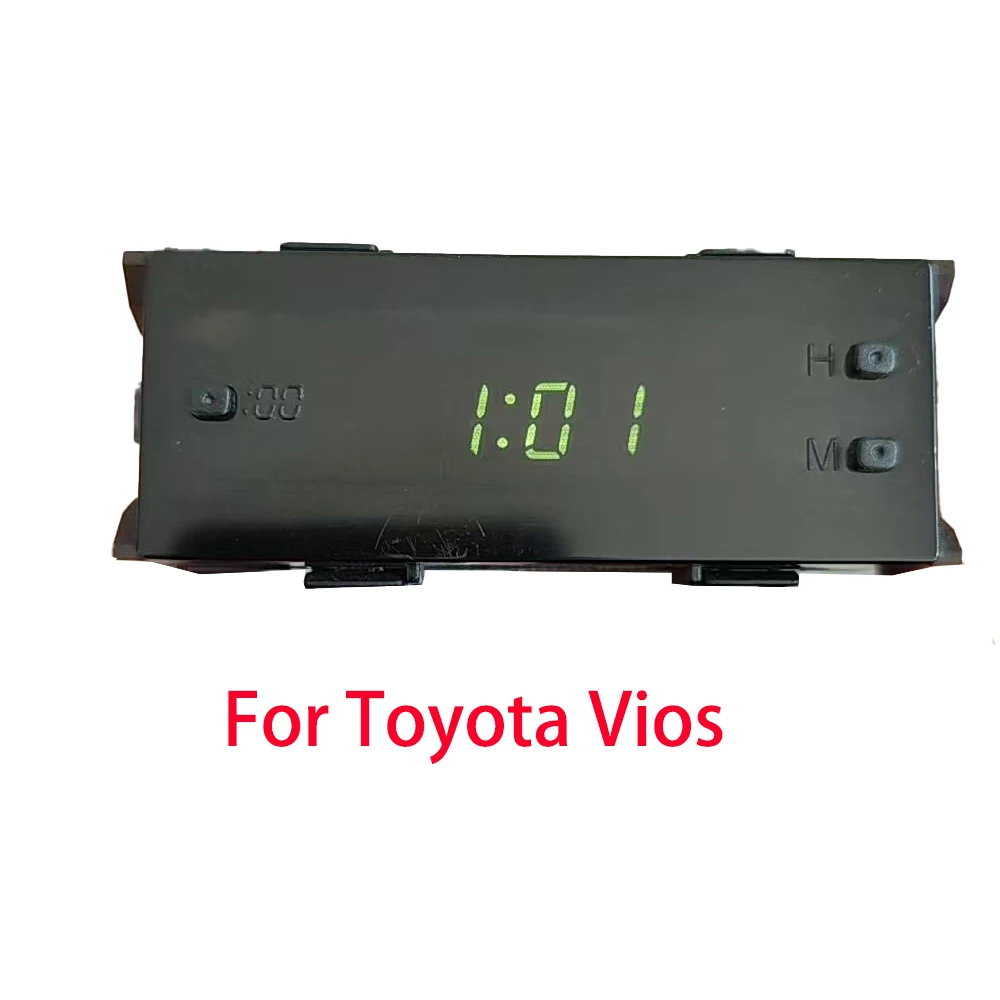 

car For Toyota Vios Original Dismount Used Electronic clocks and watches Digital clock Clock