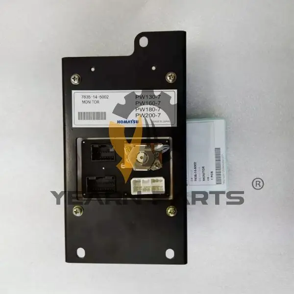 YearnParts ® CAB Monitor Assy 7835-14-5002 7835145002 for Komatsu Excavator PW140-7 PW160-7 PW200-7 PW220-7H