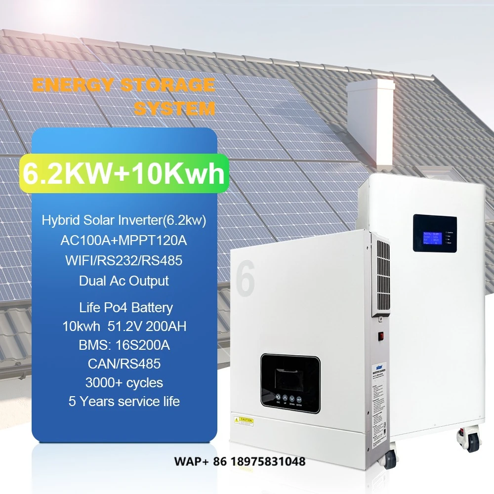 SUOER New 4.2kw 6.2kw 9kw 12kw 10KWH 15KWH Lifepo4 Solar Panel System Inverter With Lithium Ion Battery MPPT Controller Home Use