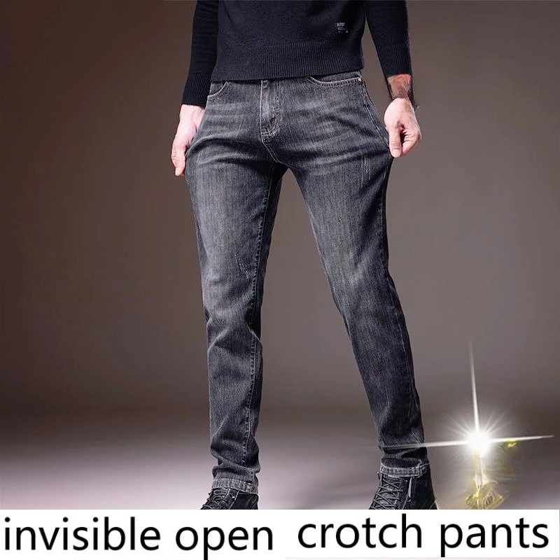 Pantalones con Cierre Invisible en la Entrepierna para Hombre, Primavera 2026, Corte Ajustado, Elásticos, Lavables, Casuales, para Citas, Aire Libre, Prácticos, Estilo Zara