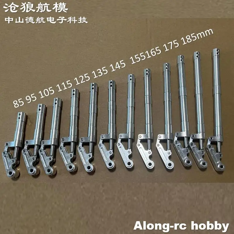 1 paire de train d'atterrissage latéral à genoux, amortissement principal D4 ou D5, 85 95 à 175 185mm, adapté au modèle de bricolage Jet EDF RC de 3 à 6kg