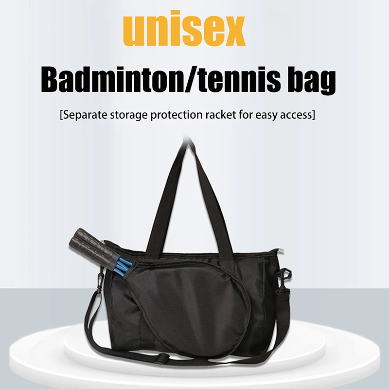 Tennis Racket Bag Tennis Shoulder Bag With Removable Shoulder Strap Tennis Tote Bag For Travel Squash Racquets Tennis Racket