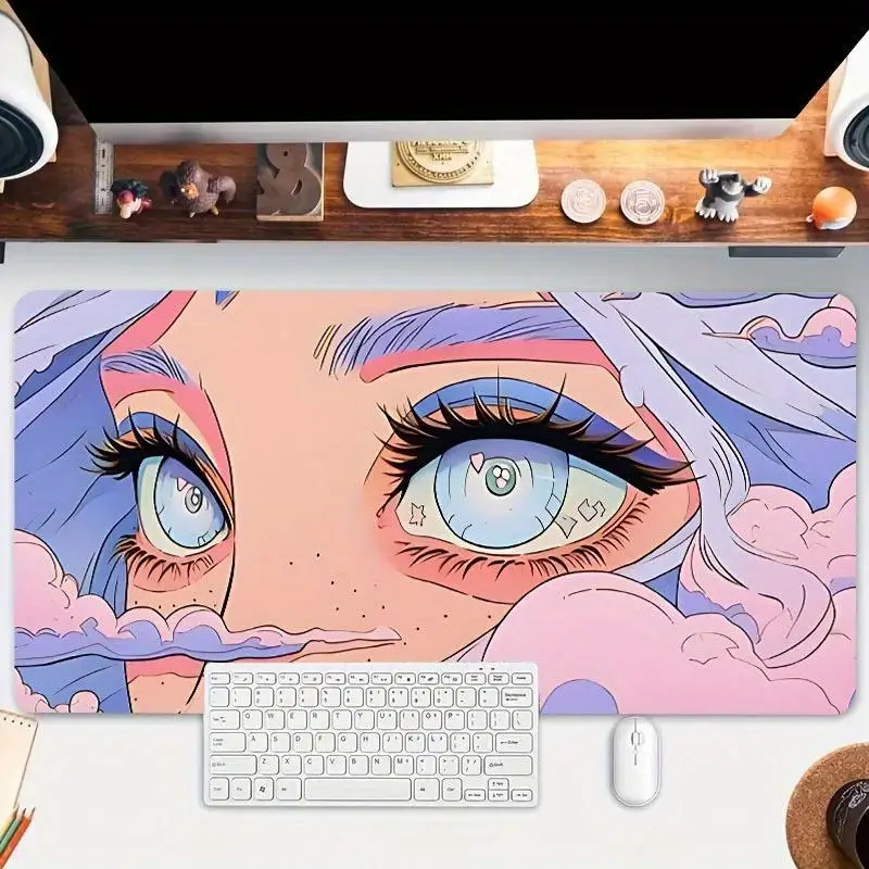 

Коврик для мыши Dream Glow Gradient – мягкий, большой, нескользящий коврик для стола для офиса и игр, эстетичный пастельный декор, гладкая поверхность, 20