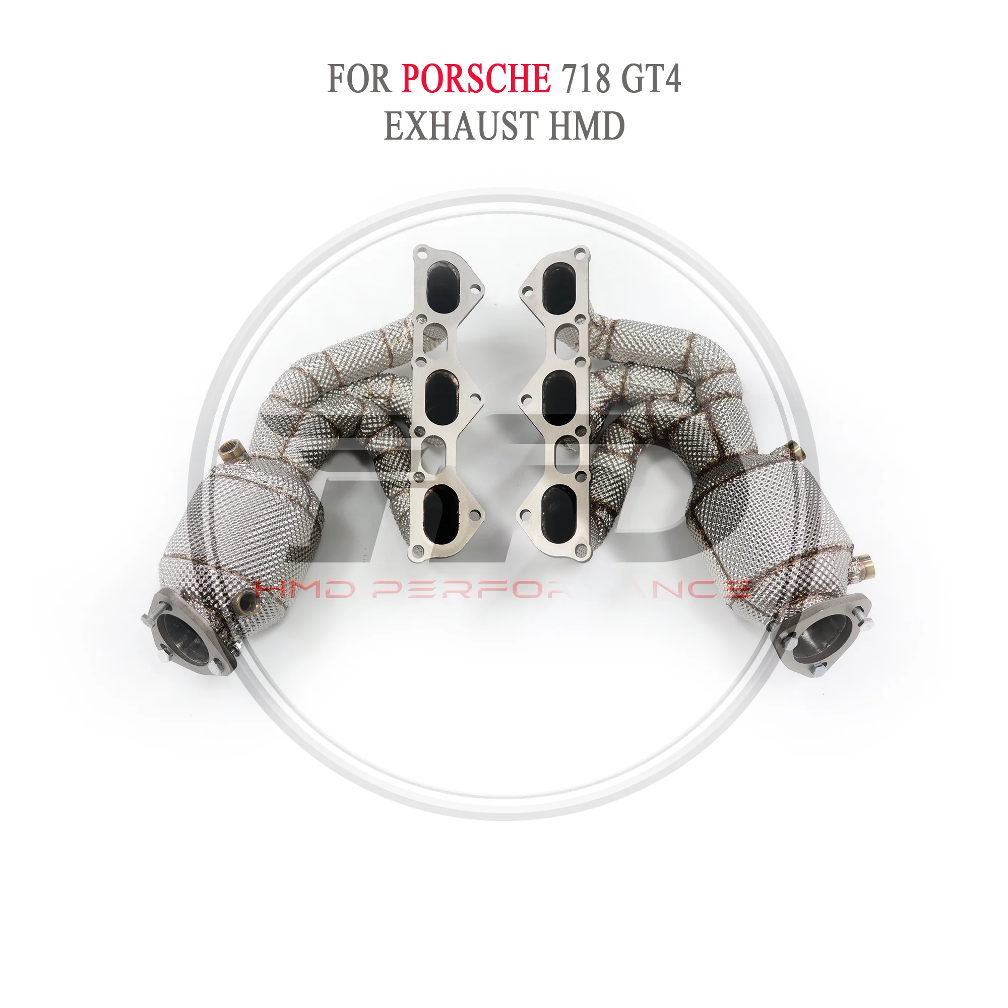 

HMD Manifold for Porsche 718 GT4 GTS 4.0L Cayman Exhaust System Stainless Steel Performance Headers Car Accessories