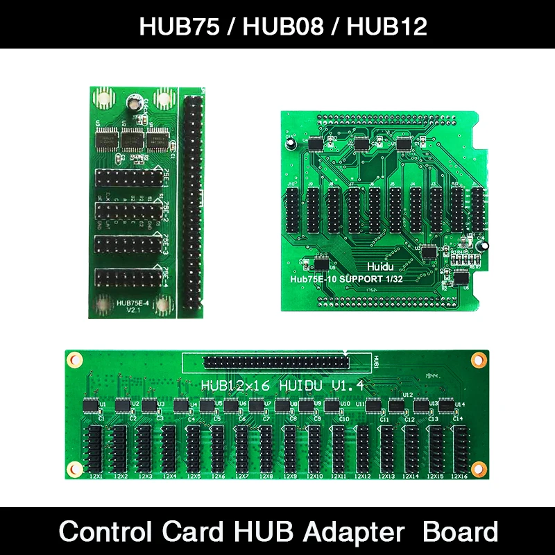 HUB75E-10 / HUB75E-5  / HUB08-8 / HUB12-16 LED Control Card Adapter Board