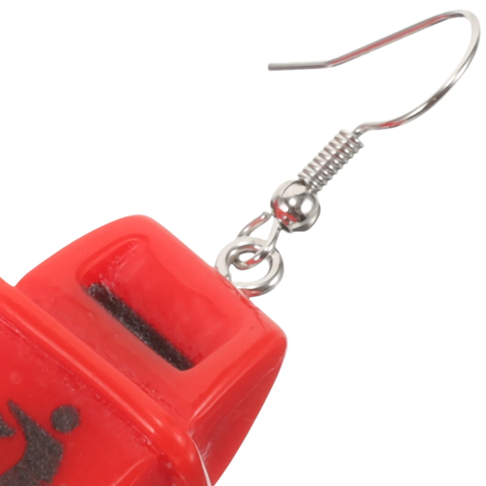 

1pcs Trash Bin Unique Funny Dangle Earrings For Women Costume Jewelry Weird Earrings Pack Fashion Ear Accessories