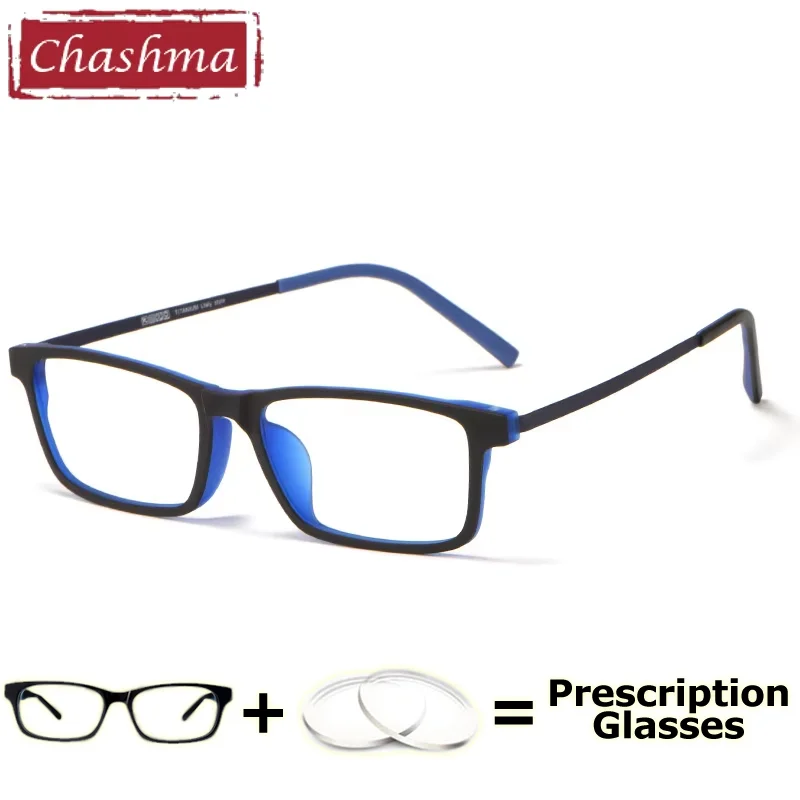 チャシュマ処方メガネ男性近視ライト光学処方老眼鏡フォトクロミックプラスチックチタン女性眼鏡