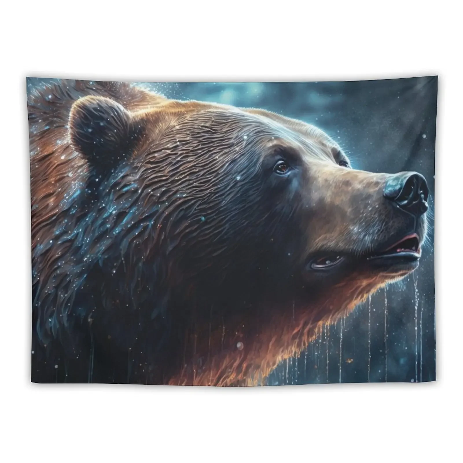 Grizzly Gus Tapestry House Decorations Cute Room Things Decorations For Room Custom Tapestry