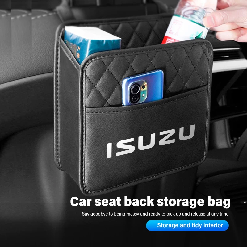 Car Backseat Storage Bag Large Capacity Pocket Hanger Collector For Isuzu D-MAX D MAX Dmax I II WFR VAN NFR ATV TROOPER ASCENDER
