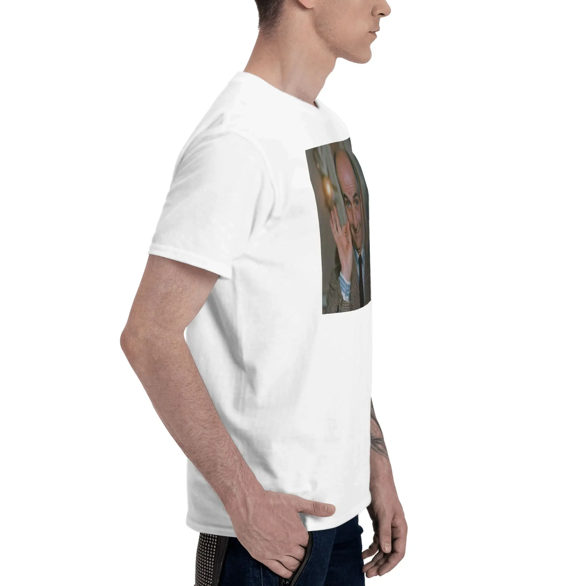 Louis De Funes Acteur Francais Not Easy To Deform Reversible T-shirt Niche Sweet Cool Tee