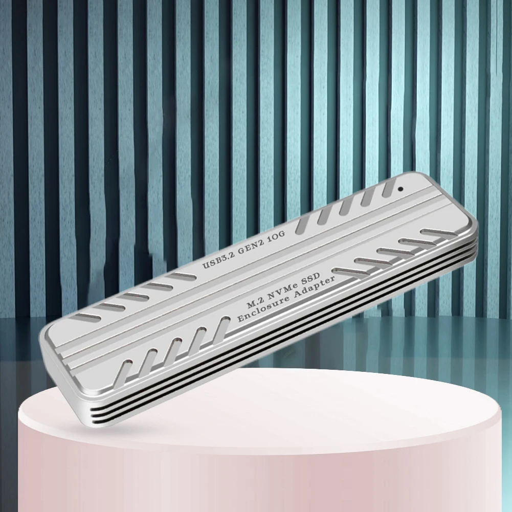 

Твердотельный накопитель M.2 NVMe Внешний корпус USB 3.2 Gen2 SSD-адаптер Твердотельный накопитель для SSD 2230/2242/2260/2280