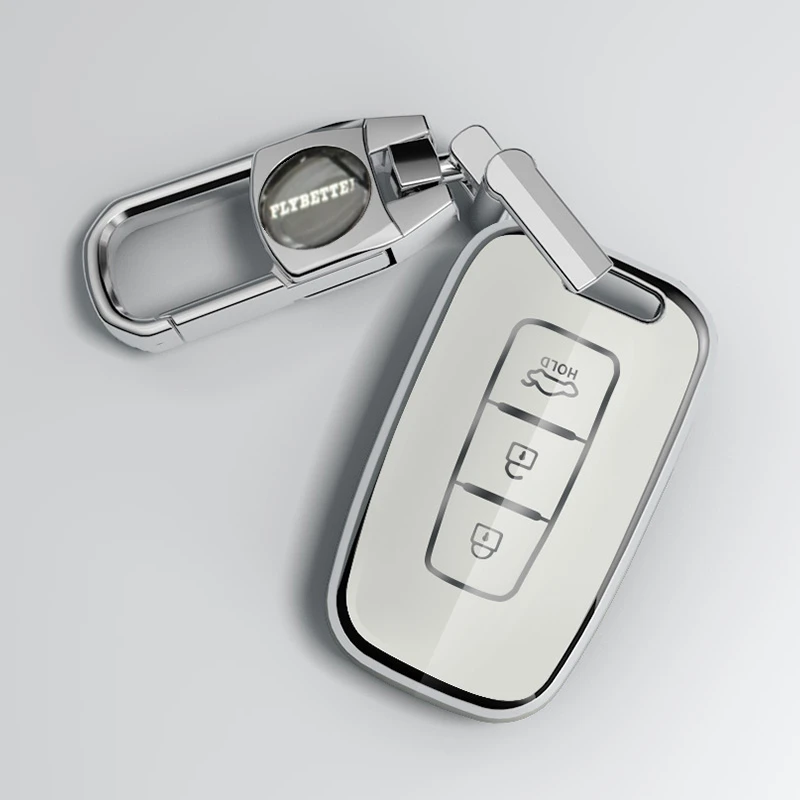 FLYBETTER 2 컬러 TPU 자동차 키 케이스 커버, 현대 I35 소나타 엘란트라, 기아 레이 K2 K5, 뉴 스포티지용