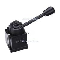 6Pcs/Set 250-000 High Precision Lathe Quick Change Tool Post Holder Kit Lathe Tool Holder Mini Post Lathe Tool Holder