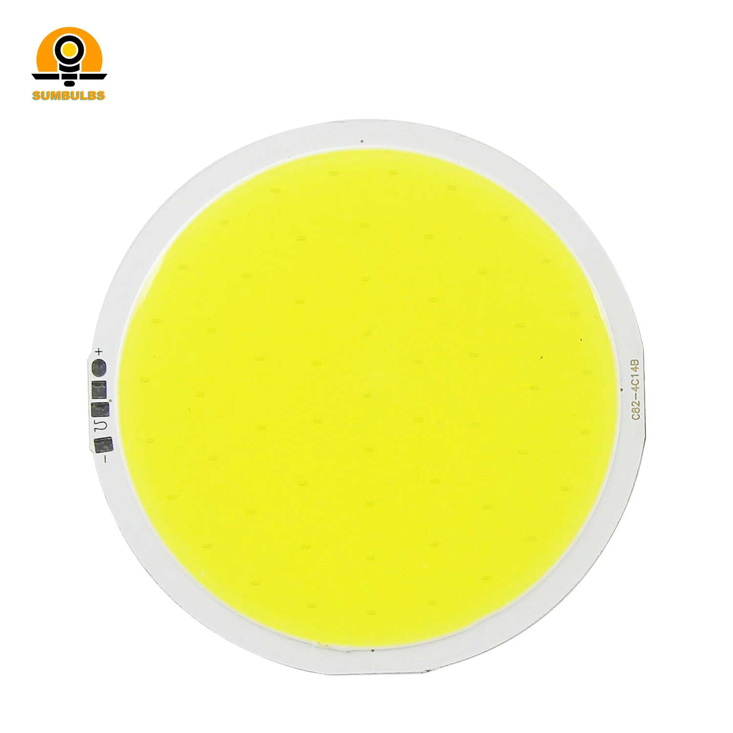 12V 14V DC 82mm Round LED Panel COB Chip on Board Cold White 8w Bulb Module Light Emitting Diode