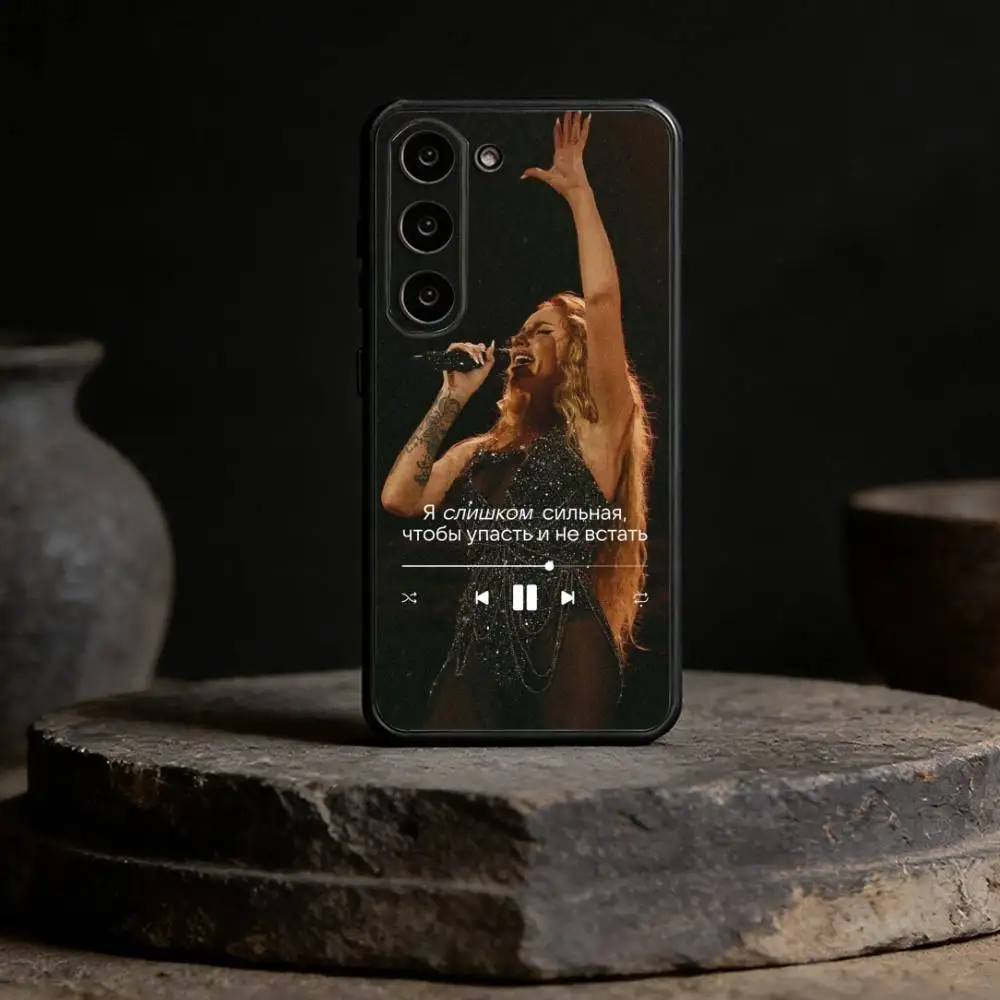 Singer A-Anna A-Asti Phone Case For Samsung Galaxy A13,21s,22,31,32,52,53,71,72,73,Soft Black Cover