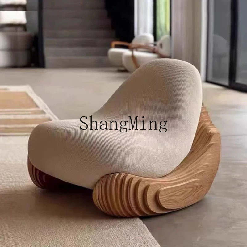 

FG light Luxury Modern Hotel Living Room Home Solid Wood Backrest Leisure Chair Single Sofa Chair Leisure Chair
