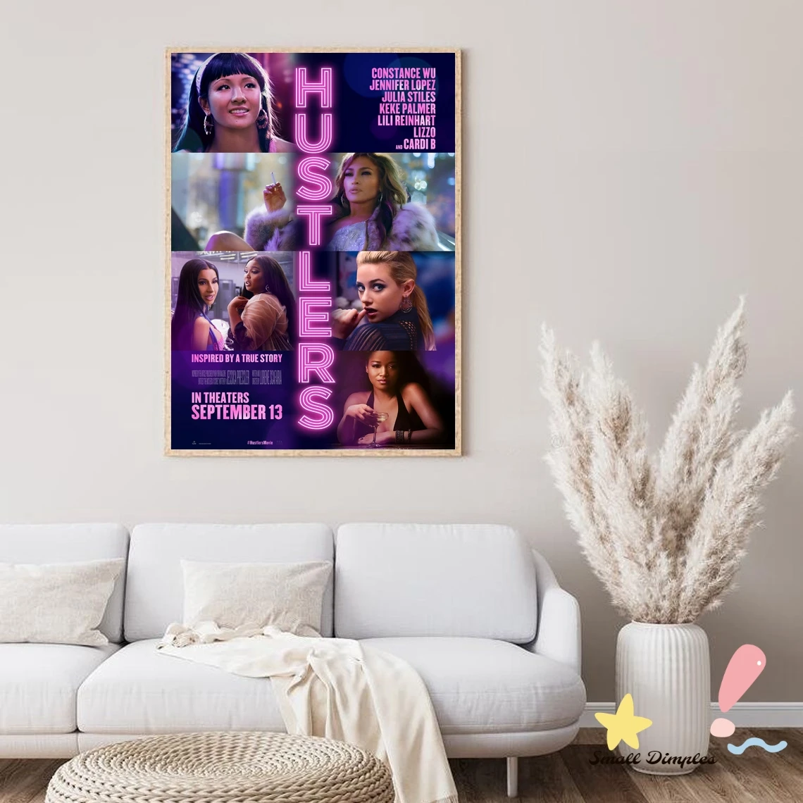 Hustlers Movie Poster Canvas Art Print Home Decoration Wall Painting ( No Frame )