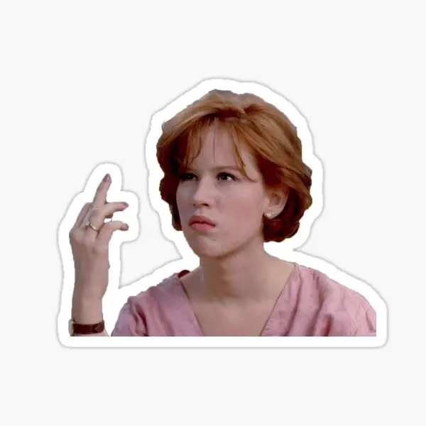 The Breakfast Club Molly Ringwald Mid  5PCS Stickers for Home Kid Bumper Funny Laptop Decor  Stickers Anime Art Background Wall