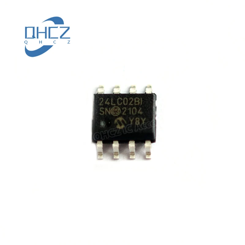 5pcs 24LC02BT-I/SN SOIC-8  24LC02BT New Original Integrated circuit IC chip Microcontroller Chip MCU In Stock