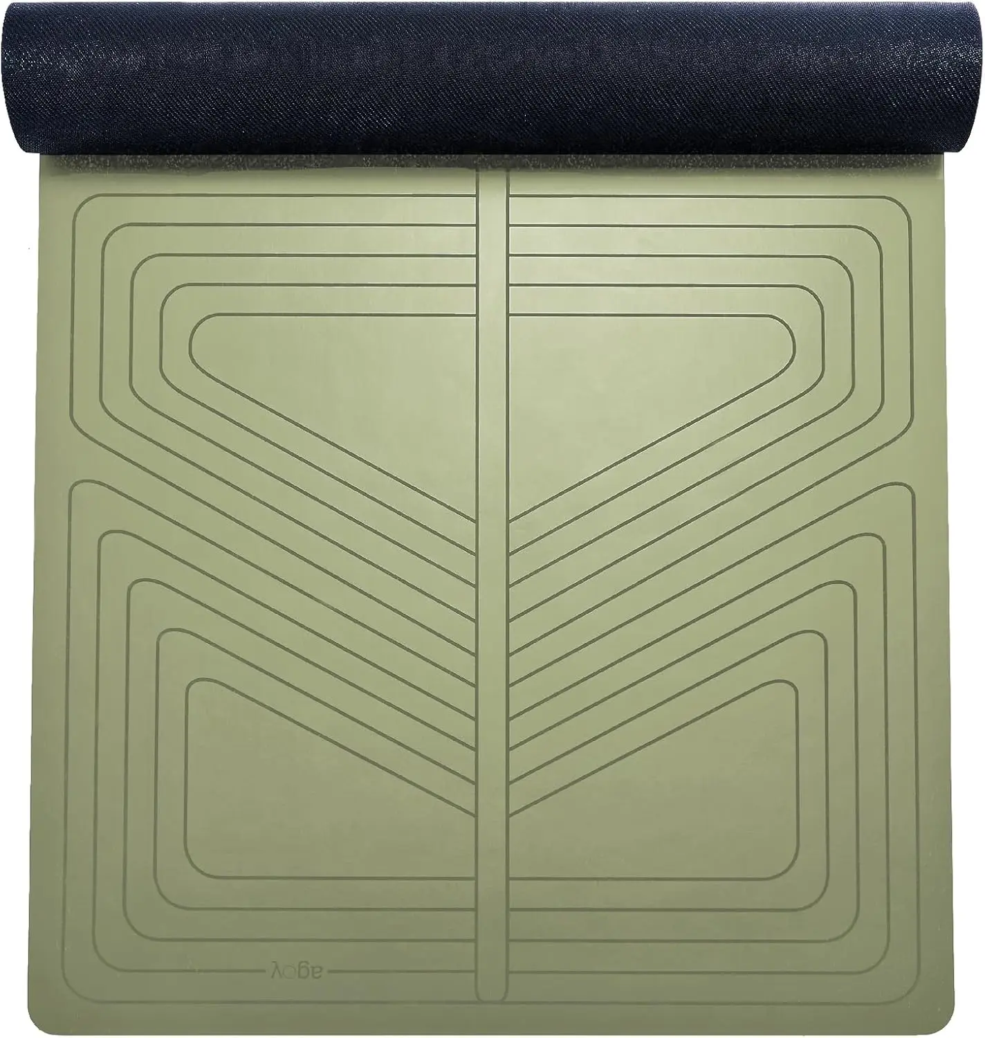 

Премиальный нескользящий коврик для йоги с эффектом сцепления на сухой и влажной поверхности, экологичный дизайн для всех стилей йоги