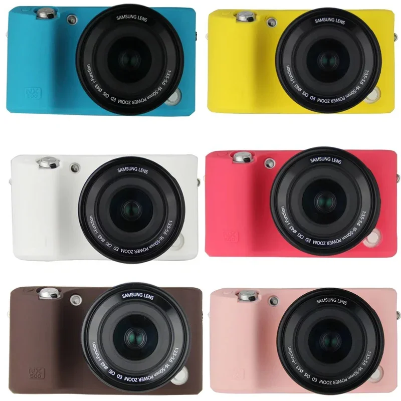 For Samsung NX500 Nice Soft Silicone Rubber Camera Protective Body Cover Case Skin Camera case bag