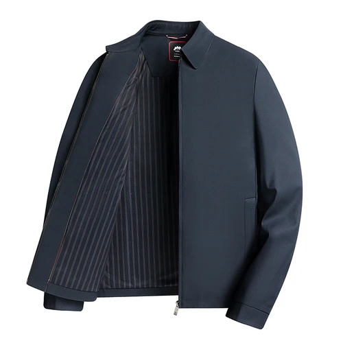 Imagen 2 del producto Chaqueta informal ejecutiva para hombre, chaqueta clásica de negocios, Color sólido, estilo británico, viajes al aire libre, tendencia de viaje, todo el trabajo, nueva moda