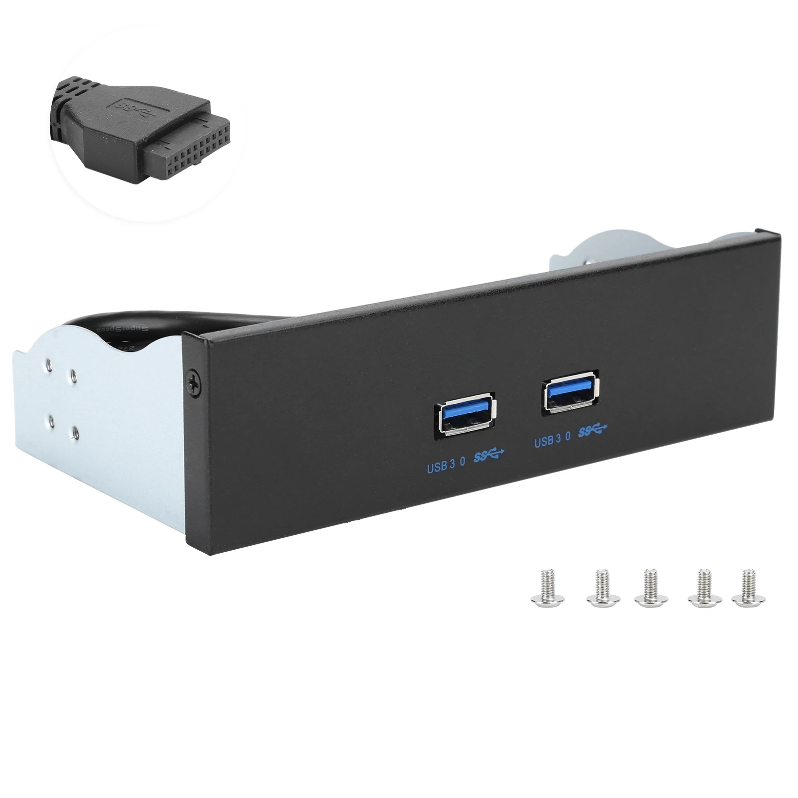 Universal High Speed USB 3.0 Front Panel Dual Port 19pin/20pin zu USB3.0 Anschluss Kabel Adapter Draht Optisches Laufwerk Frontplatte