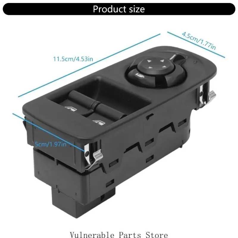 

Power Window Height Adjuster Glass Elevating Device Control Switch Push Button Suitable for 156085170 Enhancing Comfort