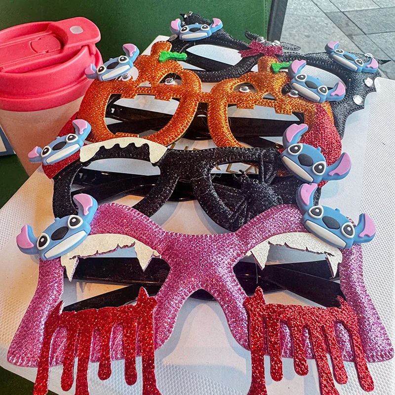 Disney cartoon Halloween vestire festa festiva atmosfera decorazione oggetti di scena bambini adulto montatura per occhiali personalità creativa