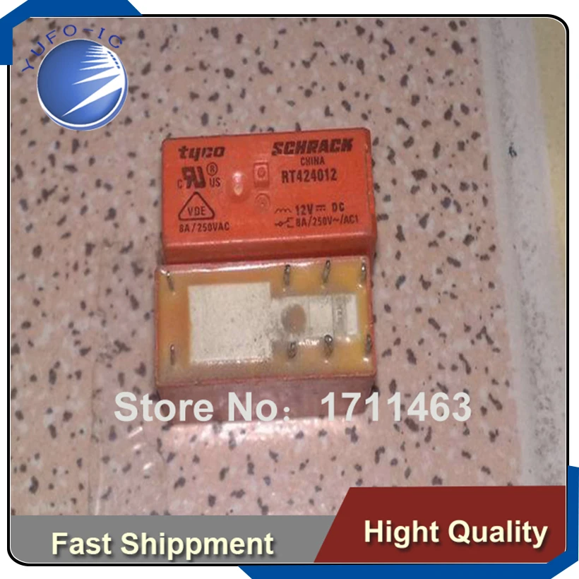 Free Shipping 10PCS Used   RT424012 12VDC 115F-2C-12V YF0923