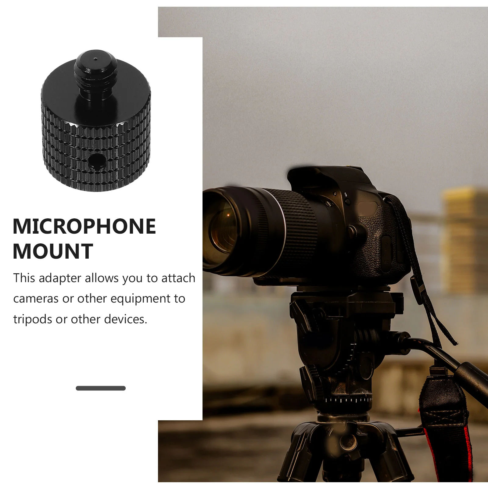 

5Pcs Camera Screw Adapters Aluminum Alloy 14 to 38 Tripod Screw Adapter Male Female for Camera Mic Stand Live Streaming