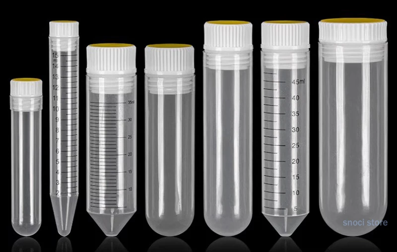 2000RPM Hochgeschwindigkeits-Zentrifugierröhrchen 10ml 15ml 30ml 50ml 85ml 100ml Polypropylen-Zentrifugieröhrchen, Reagenzgläser mit Schraubverschluss – Detail 8