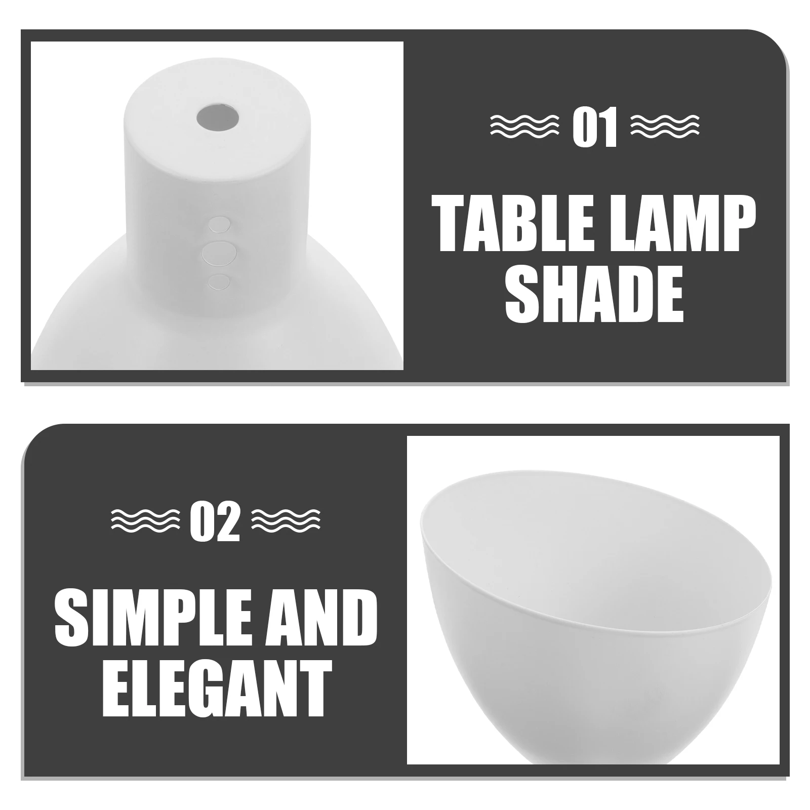 

Horseshoe Lampshade Iron Small Light Cover Replacement Table Lamp Shades Decorative Desk Study Office Black