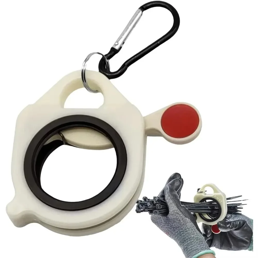 

Портативный органайзер для пластиковых кабельных стяжек, многоразовый держатель для электрических проводов, флуоресцентный органайзер для кабельных стяжек