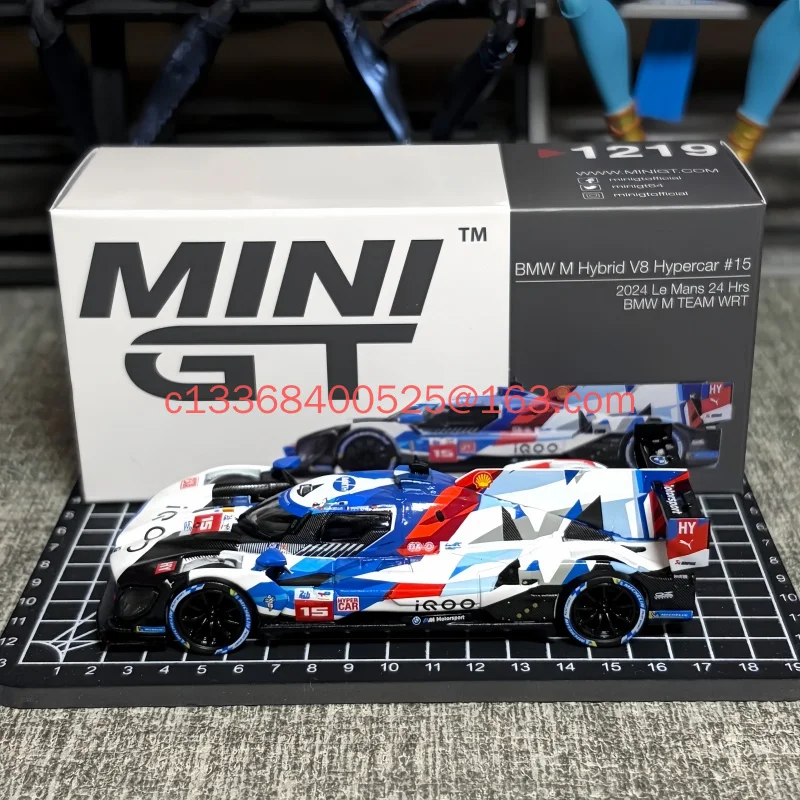 New Genuine Minigt Tsm 1219 1 64 M Hybrid V8 Diecast Car Toys Model Car Cool Collectible Racing Vehicle Giftable Display Toys