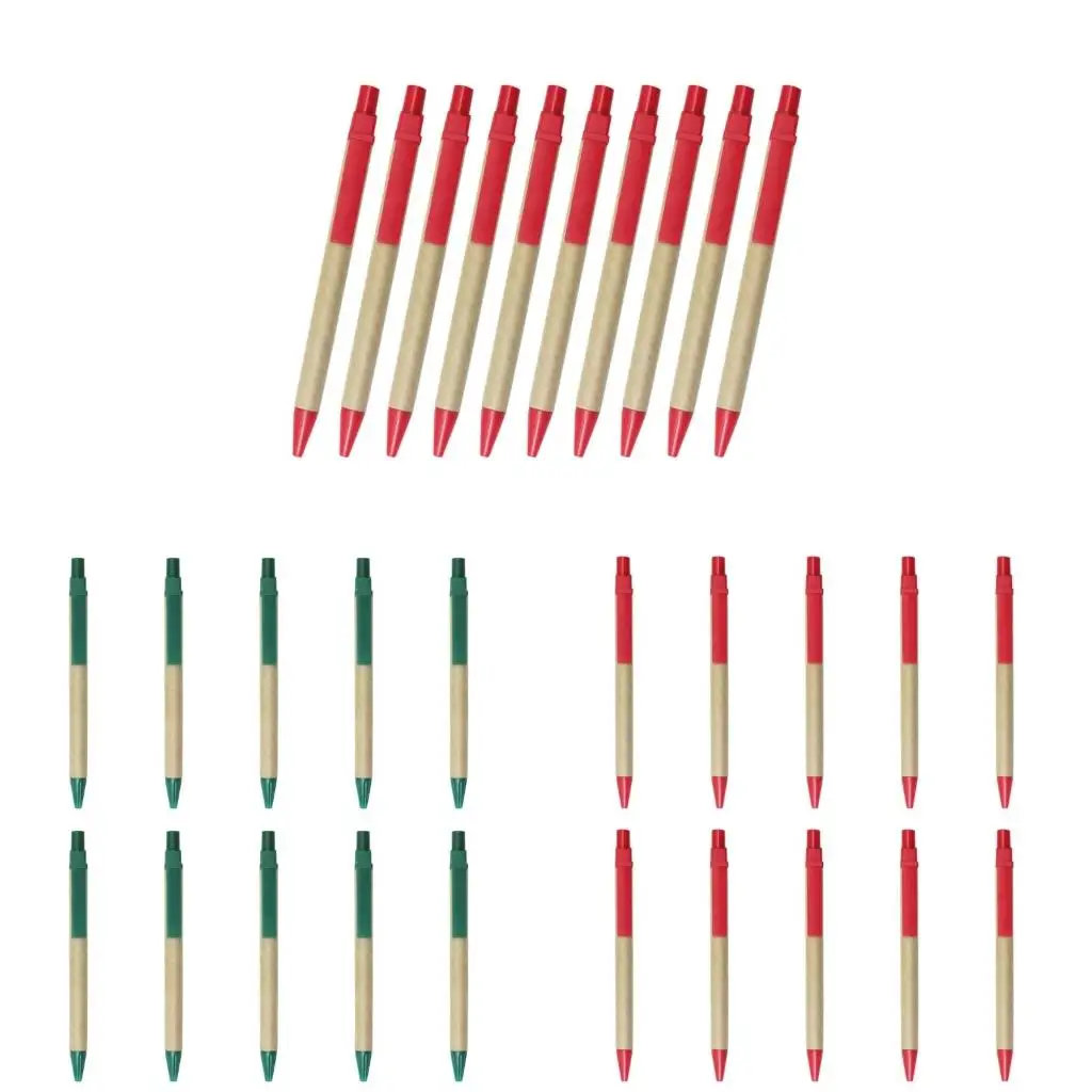 

10Pieces Office Ballpoint Pen Retractable Ballpoint Pen Office Supplies for Office Hotel Reception