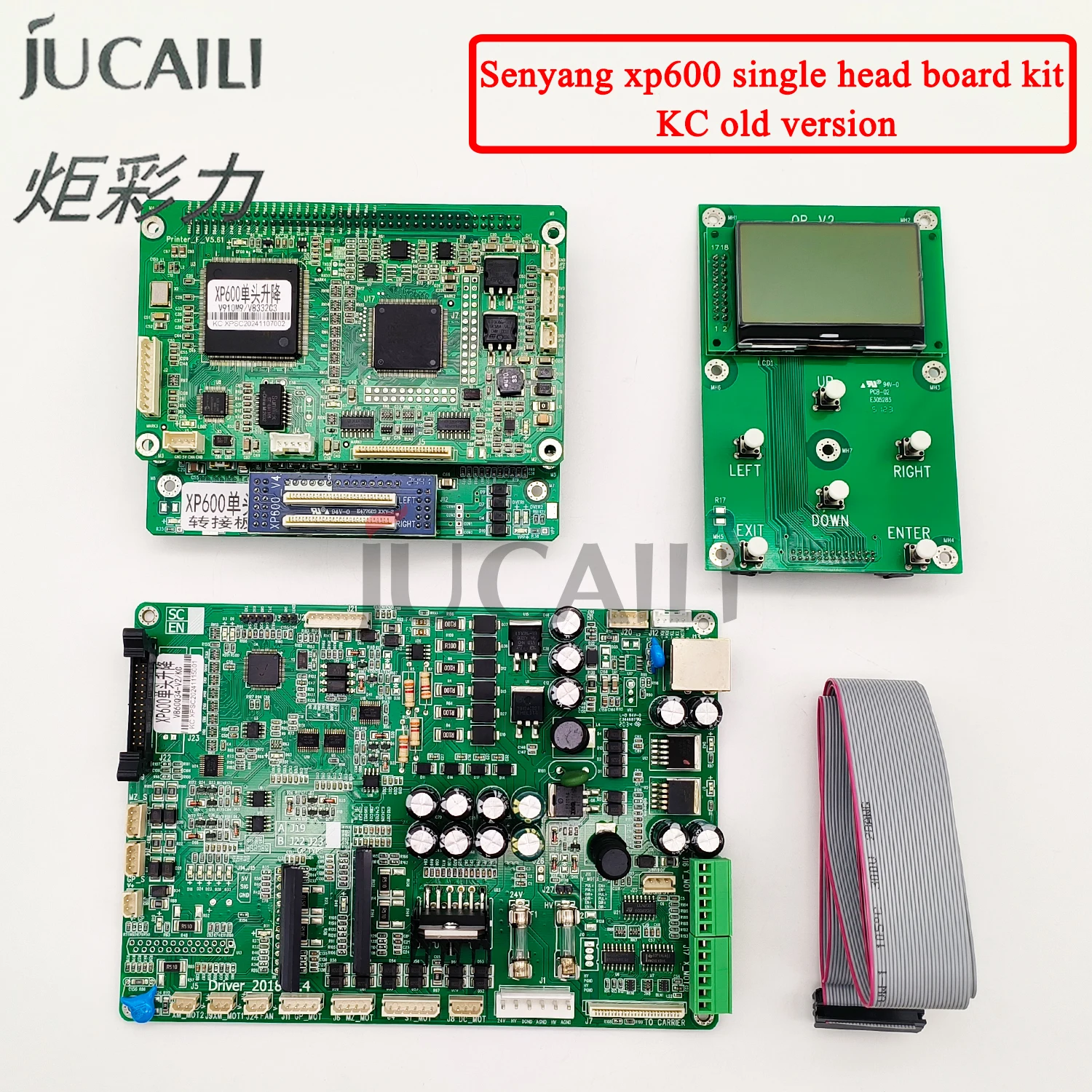 

Комплект платы JCL XP600 для Epson xp600 с одной головкой Senyang xp600 KC, комплект каретки основной платы для широкоформатного принтера