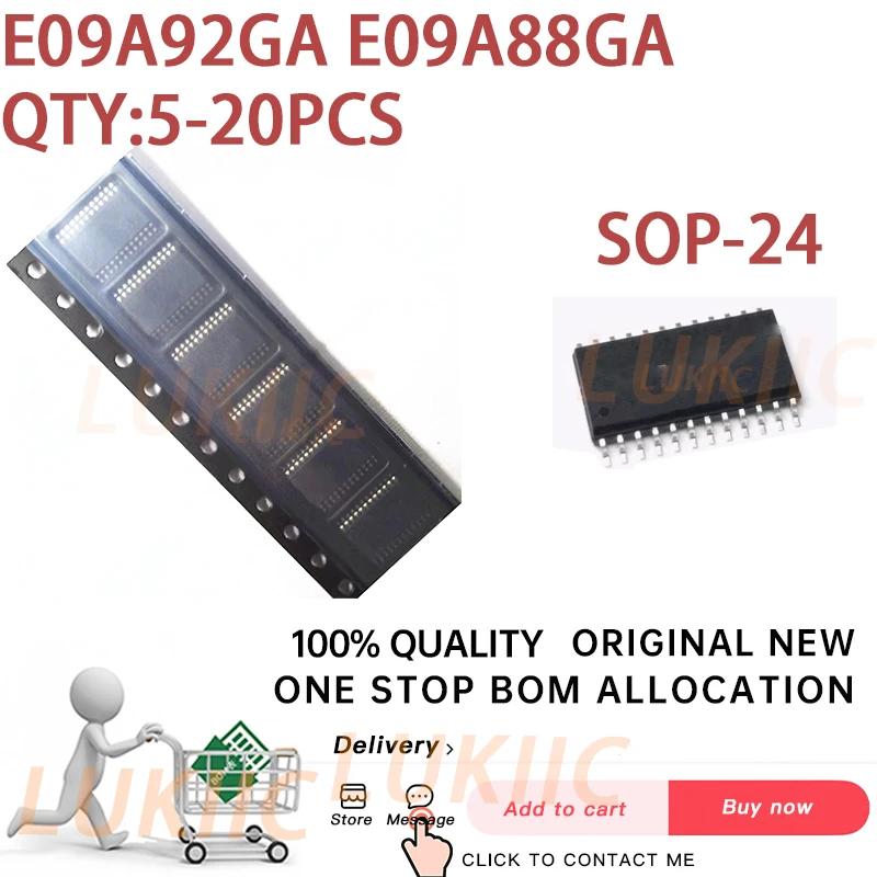 (5-20PCS) 100% New E09A92GA E09A88GA SOP-24