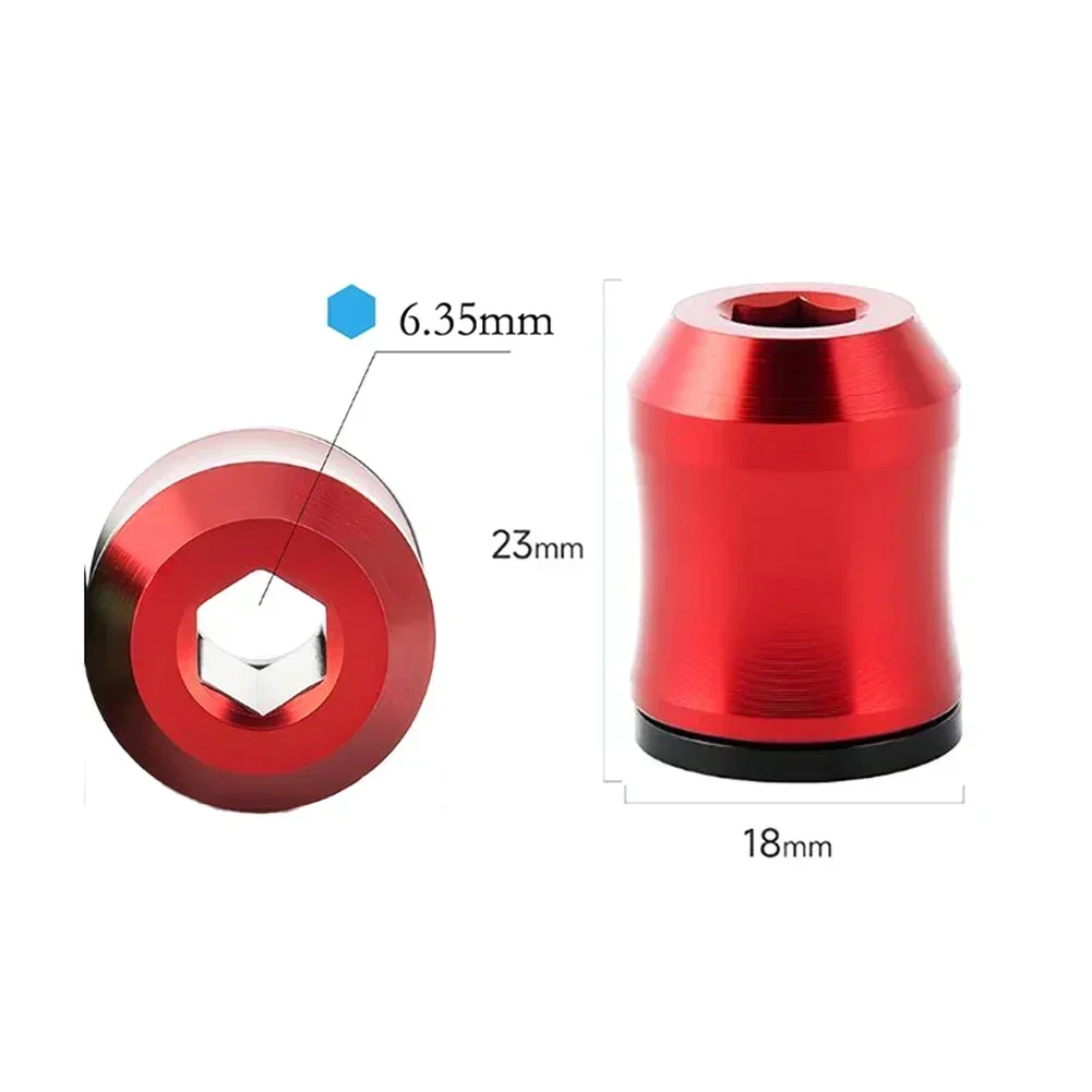 

Drill Head Screwdriver Bit For Ring Magnetizer For Electric Screw Aluminum Alloy Screwdriver Bit Drill Holder Power Tools