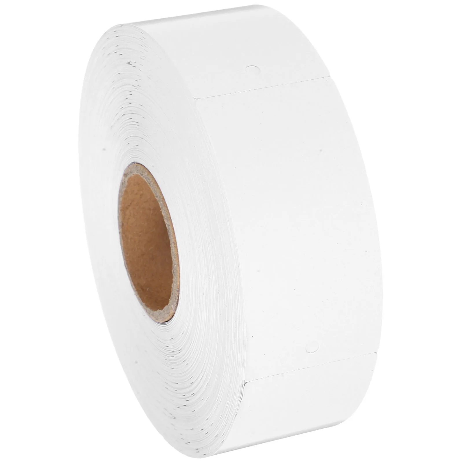 

Белая жёсткая картонная этикетка для одежды 40x80 мм с отверстием для подвешивания, идеально подходит для розничных продавцов одежды и DIY-проектов.