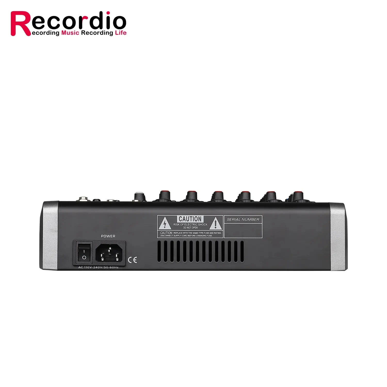 GAX-QQ6 Pro 6-канальный микшерный пульт с микшерным пультом USB и AUX Audio