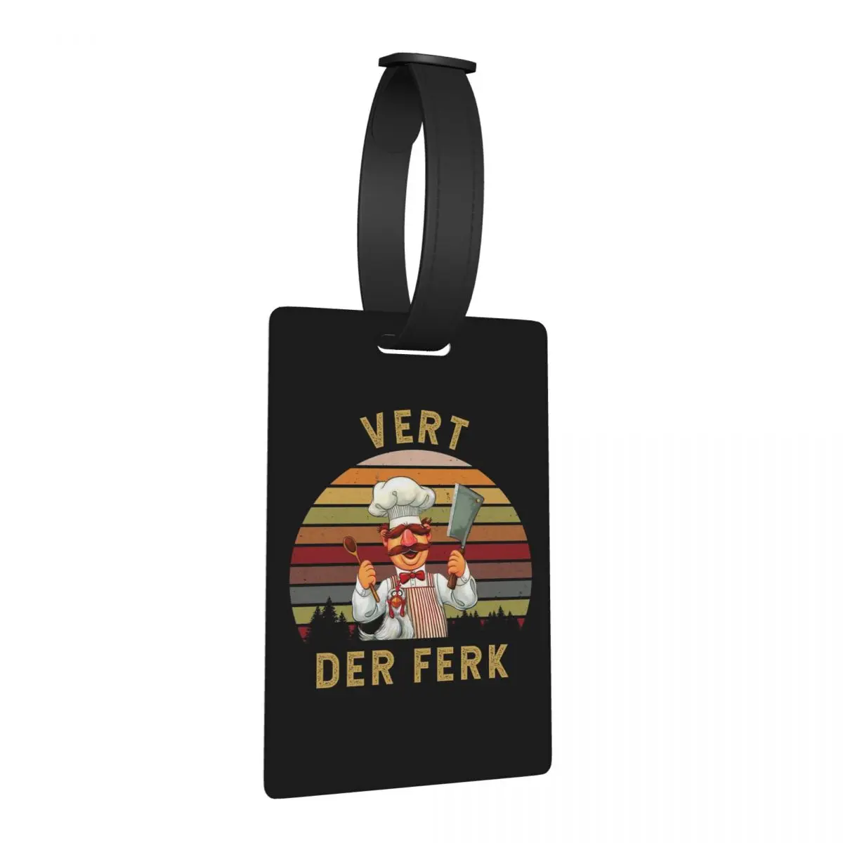 

Бирки для багажа Swedish Chef: аксессуары для чемоданов, идентификационные бирки для путешествий, держатели для багажа, именные бирки с адресом