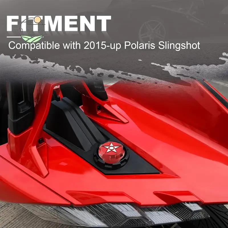 Tampa de gás de alumínio para polaris estilingue sl le r s slr grand touring 2015-2024, tampa de combustível tampa de óleo tampa do tanque de gás