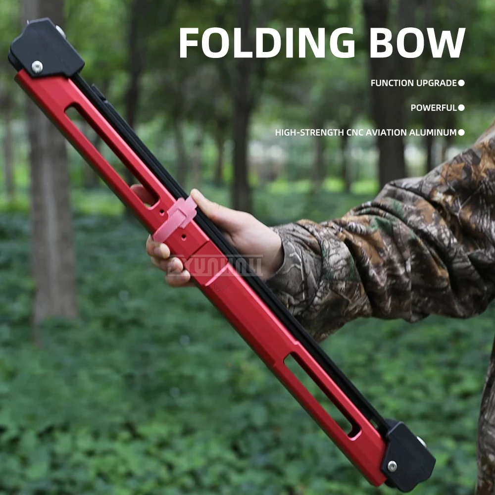 

Foldable Bow for Outdoor Archery | Metal Alloy Left & Right Hand Recurve Bow for Target Practice & Competition​