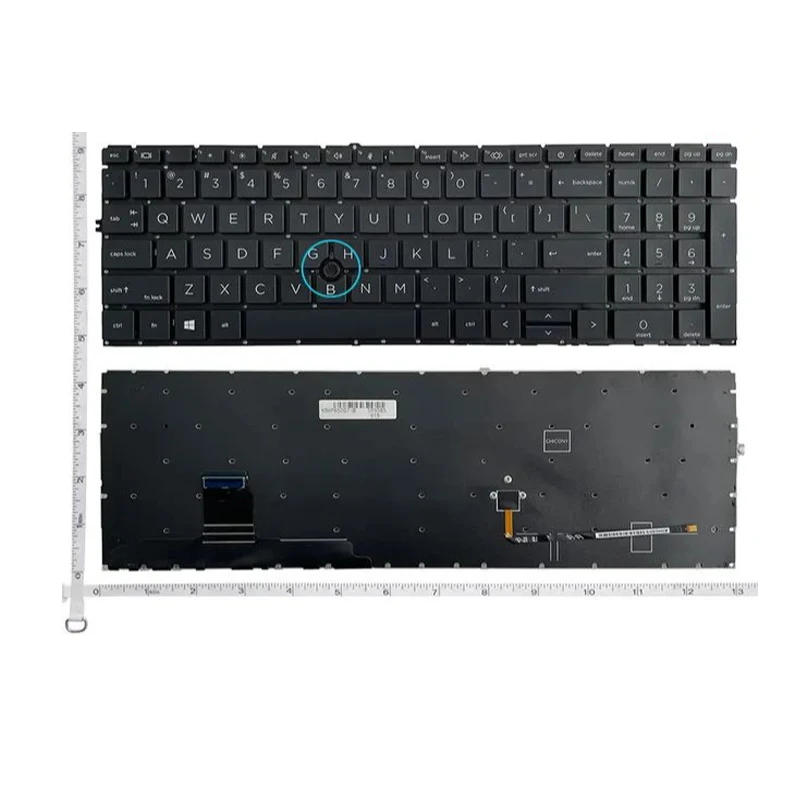 XIN-Russian-US Laptop Keyboard For HP ELITEBOOK 850 G7 G8 855 G7 G8 With Point No Backlit
