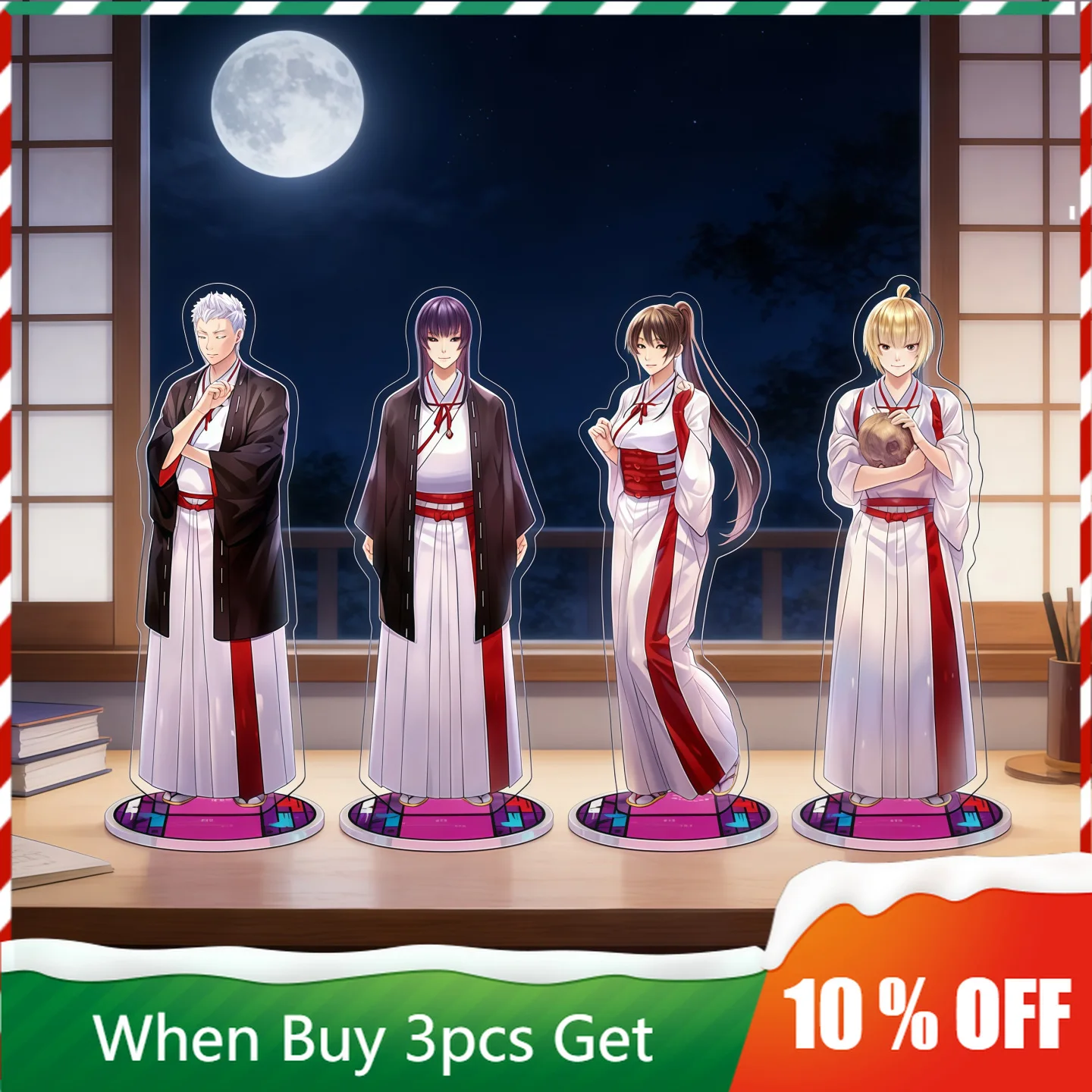 Figura de Acrílico de Gabimaru de Hell's Paradise: Jigokuraku, Soporte de Acrílico, Figura de Yui, Placa de Exhibición, Juguetes de Toma, Sagiri y Shion