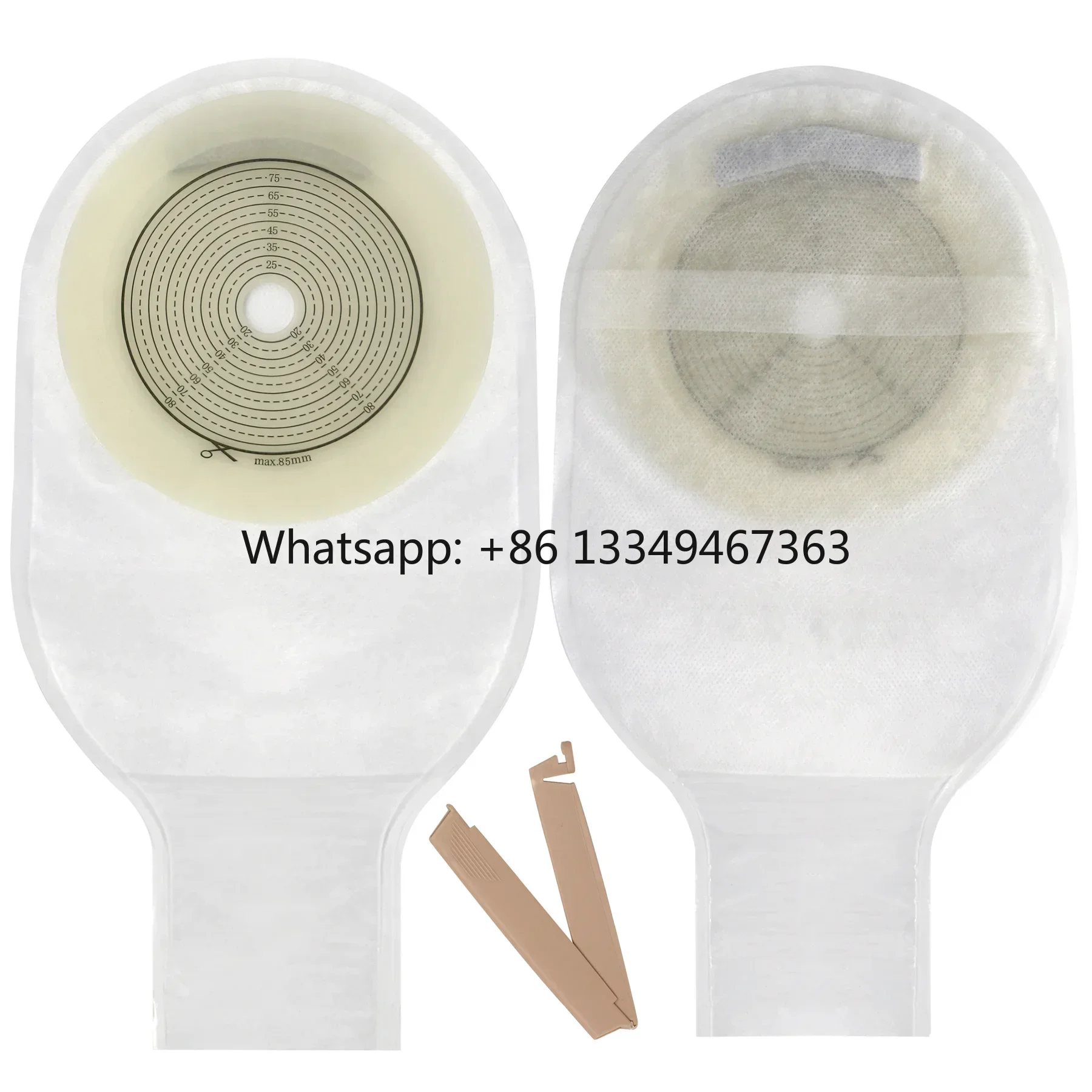 

In Stock One-piece Urostomy Bags Reusable Convex Ostomy Bag With Convex Barrier Hot Sale