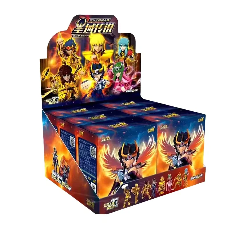 100% figuras de acción genuinas KAYOU Saint Seiya Card Legend Of The Holy Land, figuras de fantasía, juguetes relacionados con el juego, adorno de escritorio