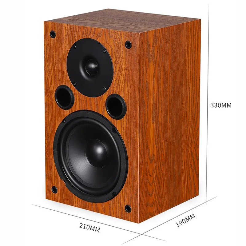 홈 HIFI 65인치 패시브 스피커 100Wx2 출력 전력 2크로스오버 스테레오 오디오파일 북쉘프 스피커 4인치 실크 돔 트위터