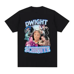 Dwight Schrute Tribute Tshirt TV Series The Office Michael Scott Jim Halpert T-shirt Women's casual large T-shirt